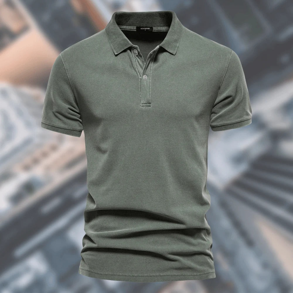 Cómodo Polo de Botones con Cuello para Hombre | Ideal para el Verano